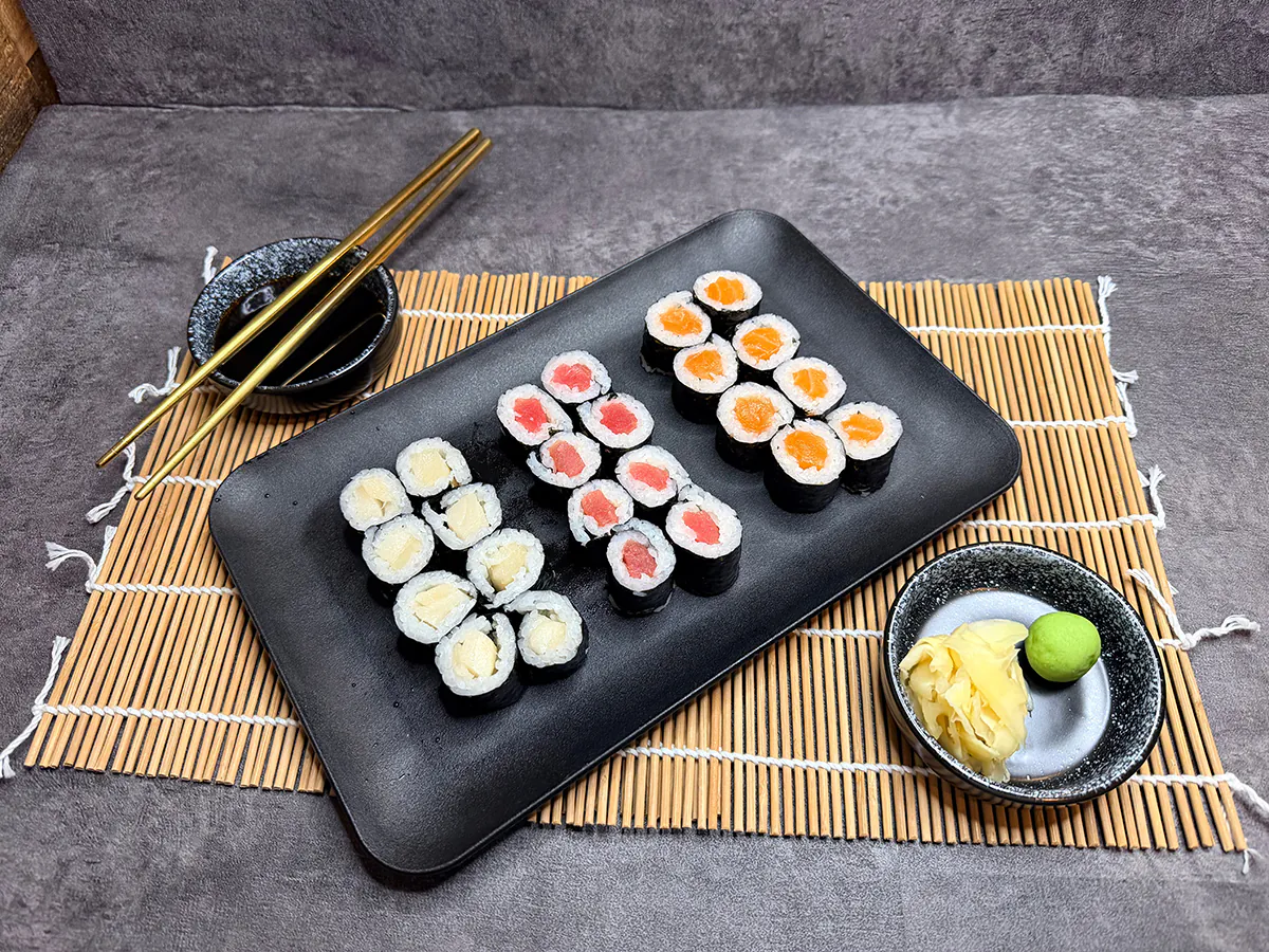 Assorted Sushi Rolls at 3 Ninja's Washingtonville，a Japanese Restaurant in Washingtonville
